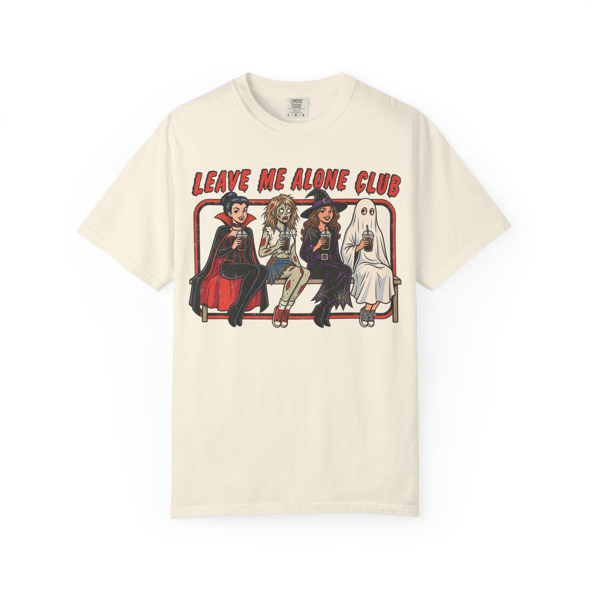 Leave Me Alone Girls Club Halloween Shirt