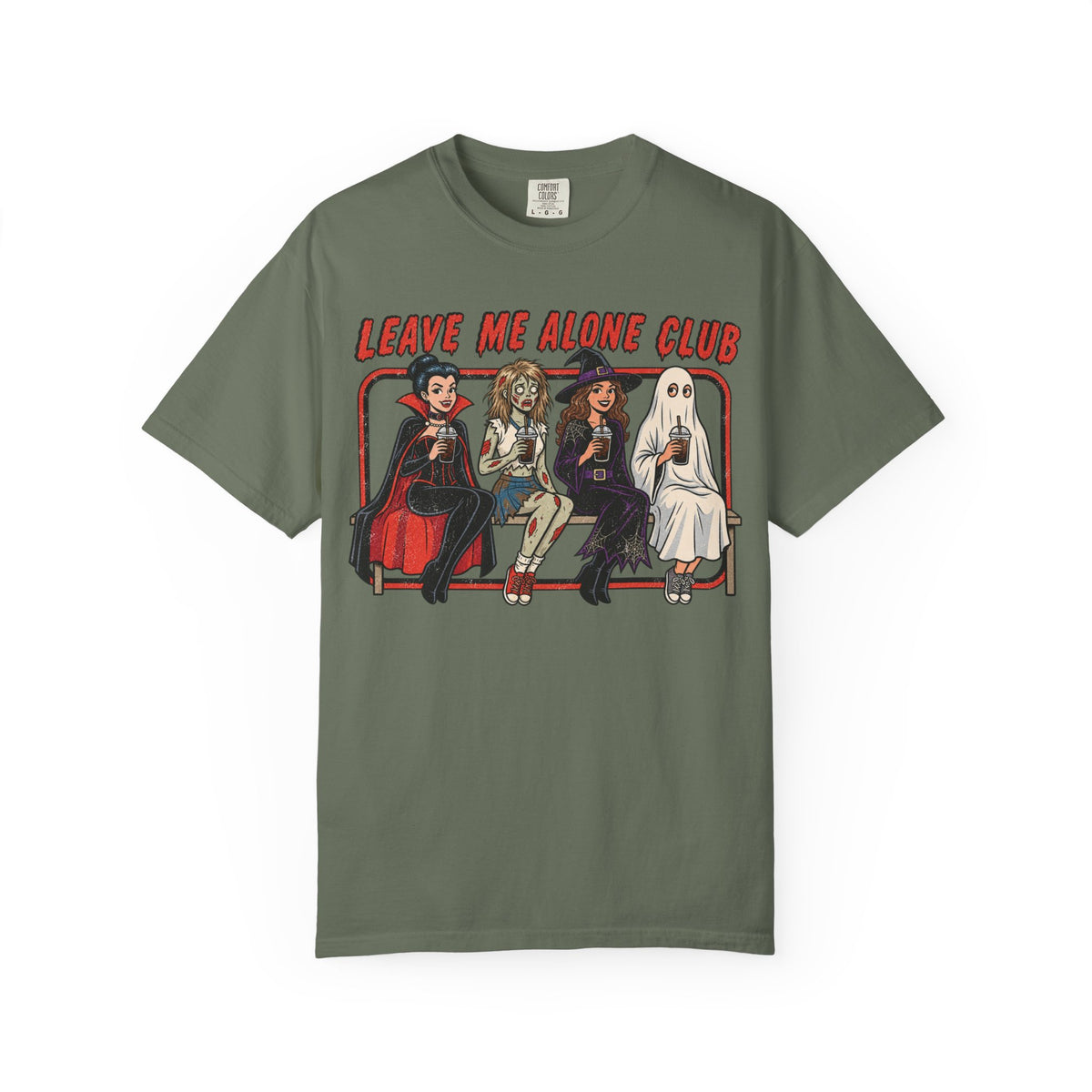 Leave Me Alone Girls Club Halloween Shirt